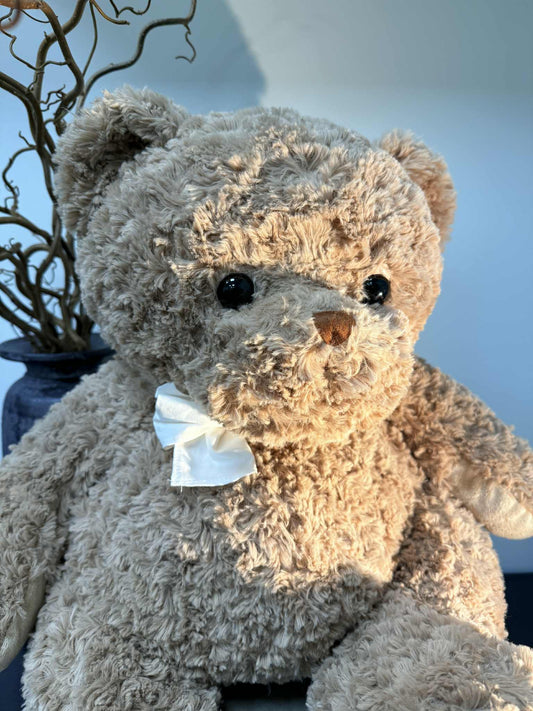 Rankų darbo Bukowski pliušinis meškiukas 65 cm