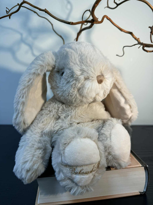 Rankų darbo Bukowski pliušinis zuikis 25 cm