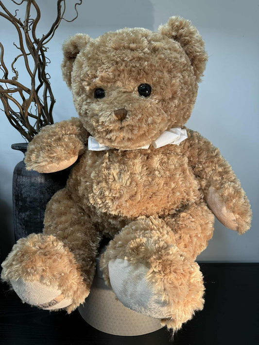 Rankų darbo Bukowski pliušinis meškiukas 65 cm