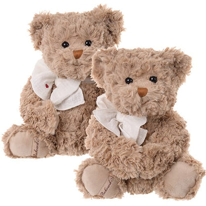 Rankų darbo Bukowski pliušinis meškiukas 35 cm