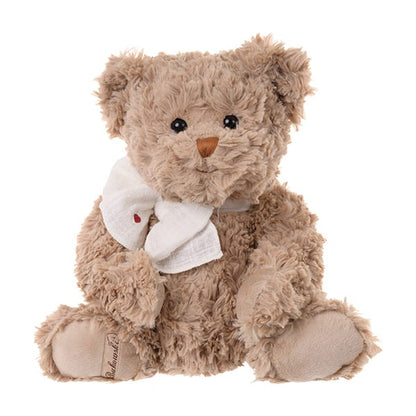 Rankų darbo Bukowski pliušinis meškiukas 35 cm