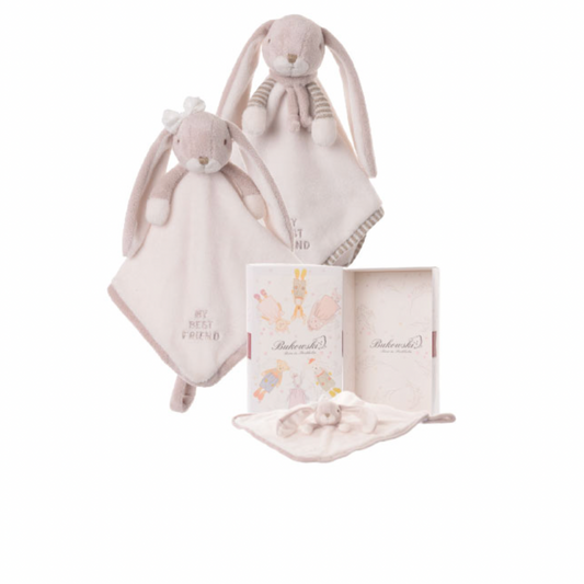 Lucian &amp; Lena – baby blanket with gift box, 33x33 cm