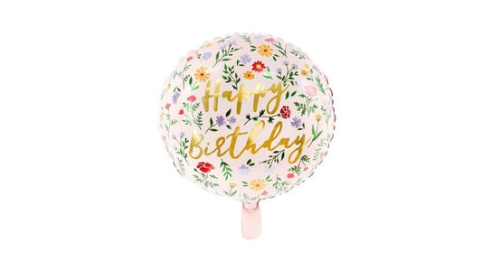 Happy Birthday Helium Balloon