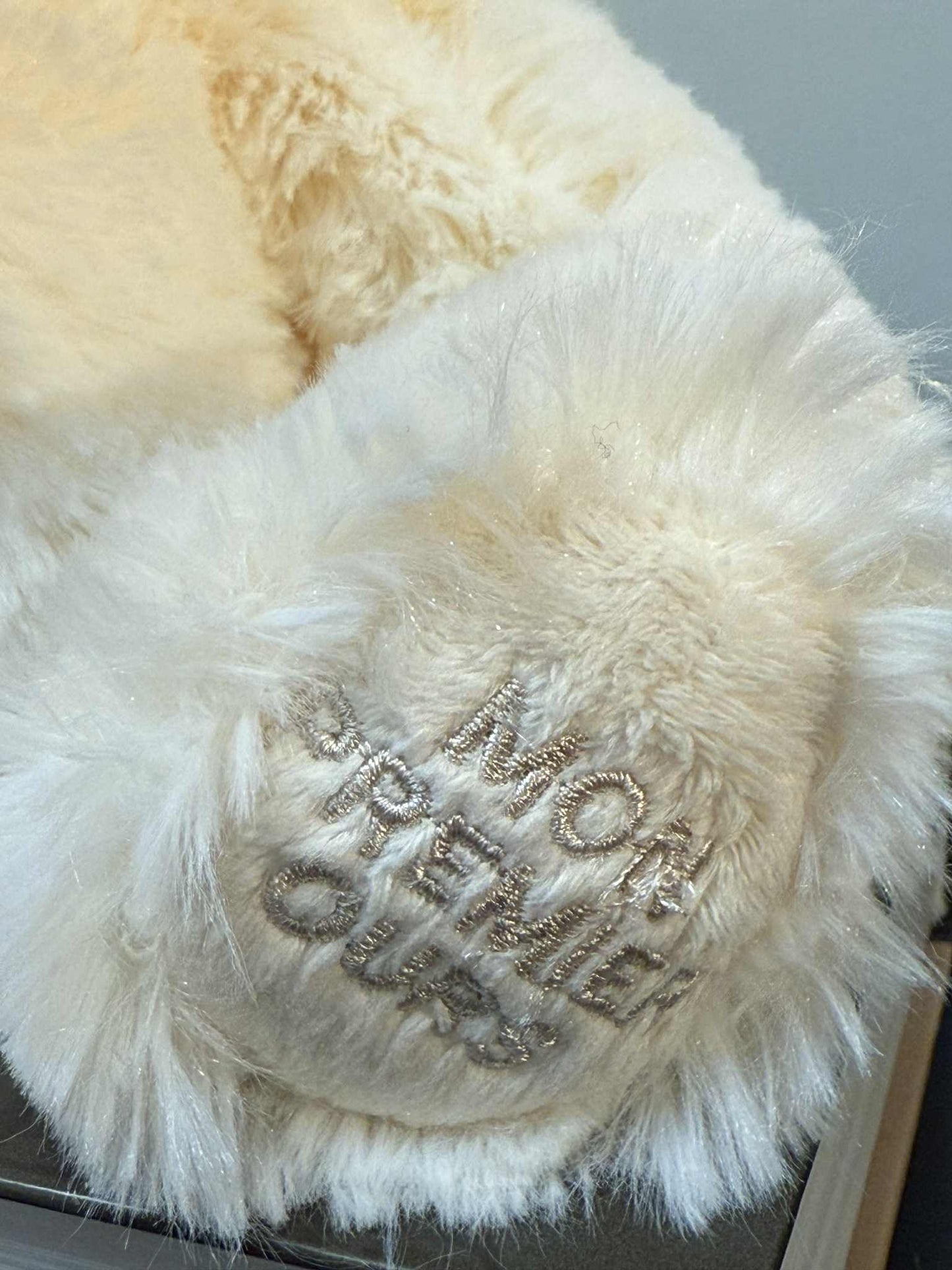 Rankų darbo Bukowski pliušinis meškiukas 30 cm