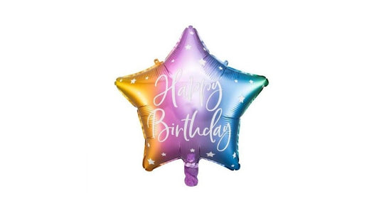 Happy Birthday Helium Balloon